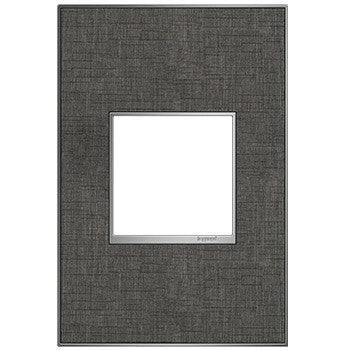 Adorne® Slate Linen One-Gang Screwless Wall Plate