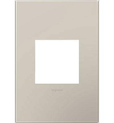 Adorne One-Gang Screwless Wall Plate with Microban