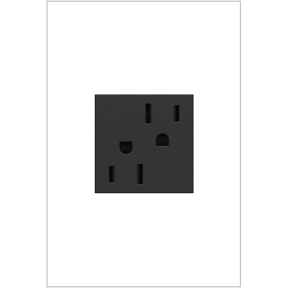 Adorne 15A Outlet Graphite - ARTR152G4