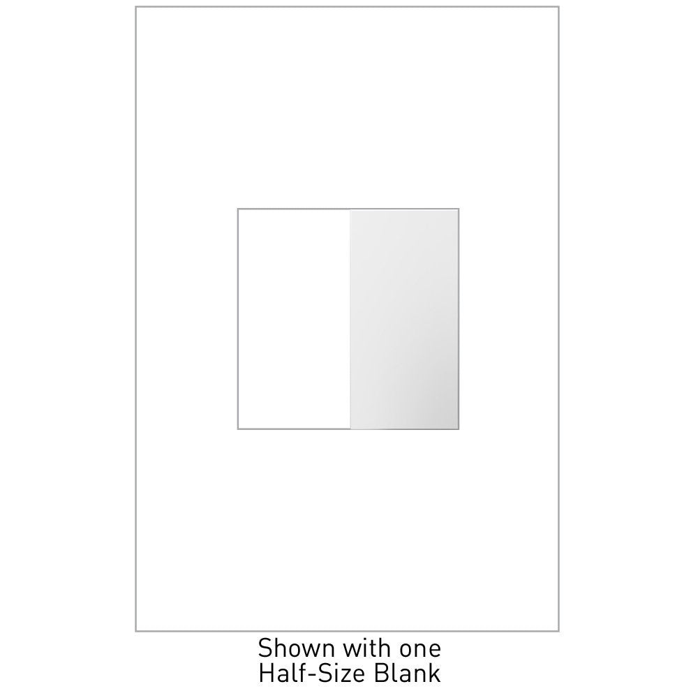 Adorne Blank insert Half-Size White