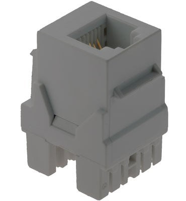 Adorne RJ25 Phone Keystone Insert Magnesium - ACRJ25M1