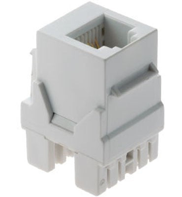 Adorne® RJ25 Phone Jack White