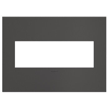Adorne® Coffee Three-Gang Screwless Wall Plate