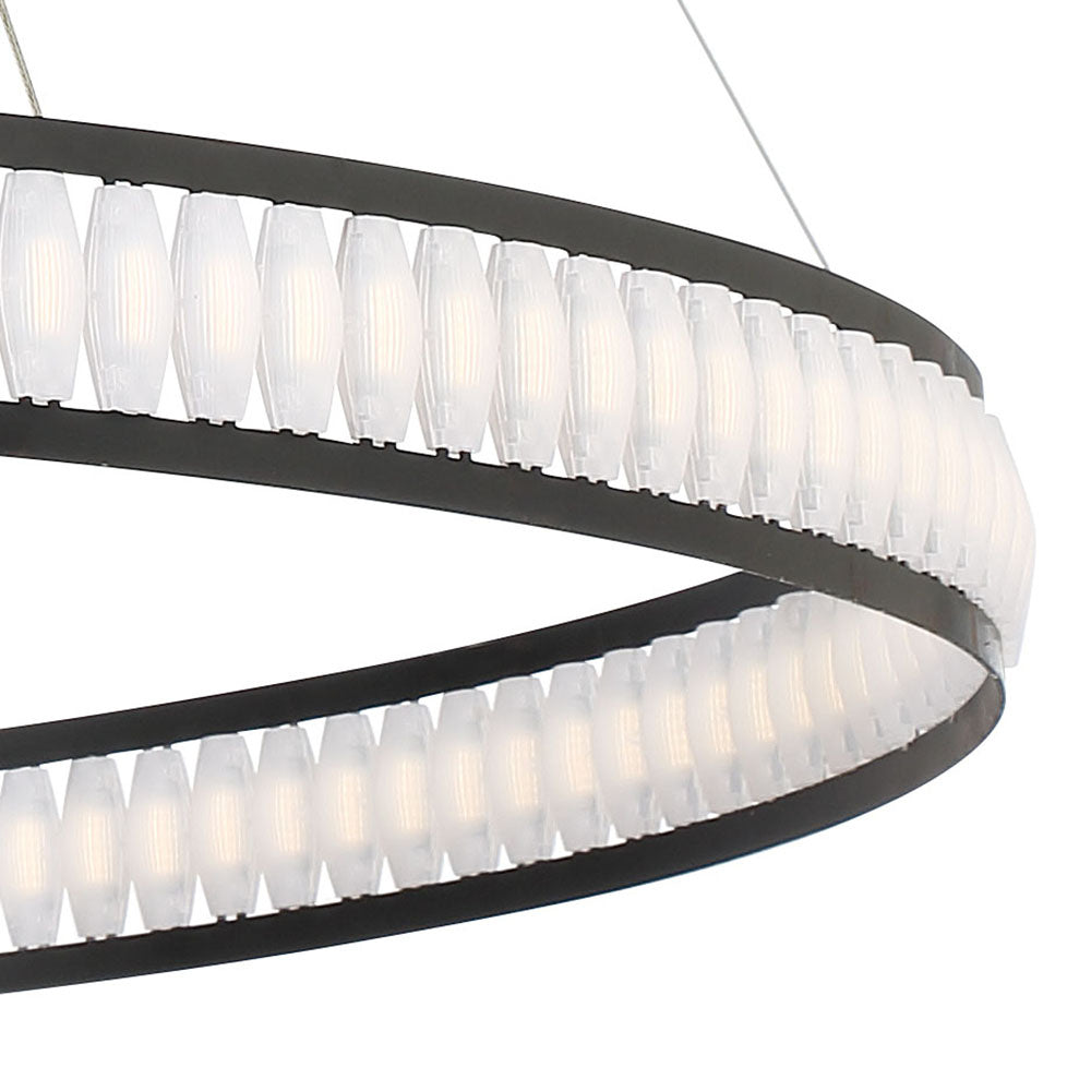 Forster LED Chandelier in Matte Black