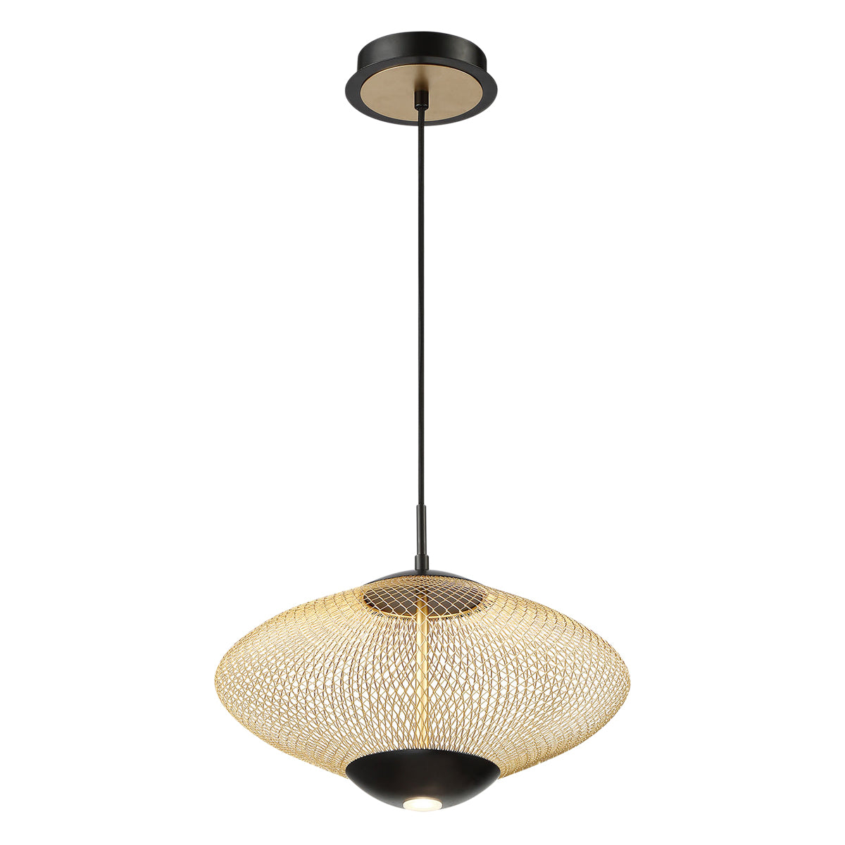 Park LED Pendant in Matte Black
