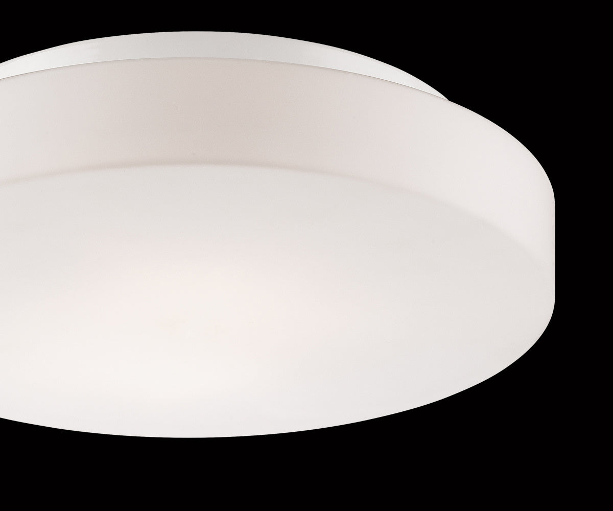 RAMATA , 1LT FLUSHMOUNT, WHT/OPAL in White