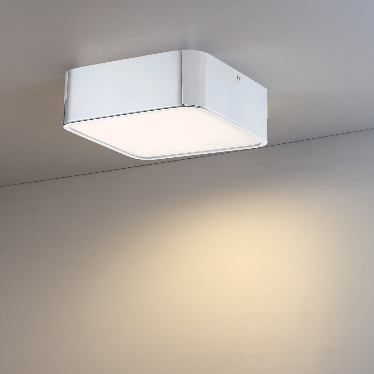 BAYS , 1LT LED FLUSH, SML, CHROME in Chrome