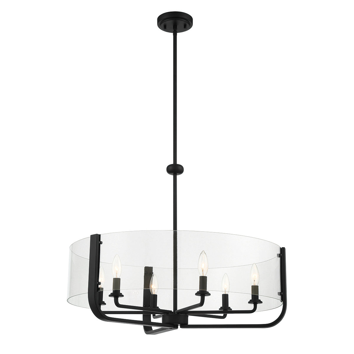 CAMPISI -CHD-6LT-28IN-BK-CL in Black