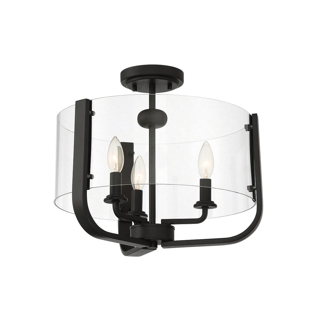 CAMPISI -FM-3LT-16IN-BK-CL in Black