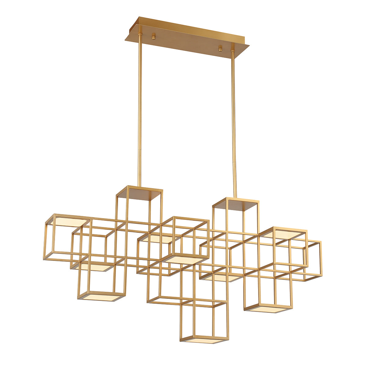 FERRO ,9LT LINEAR LED CHA,GLD in Gold