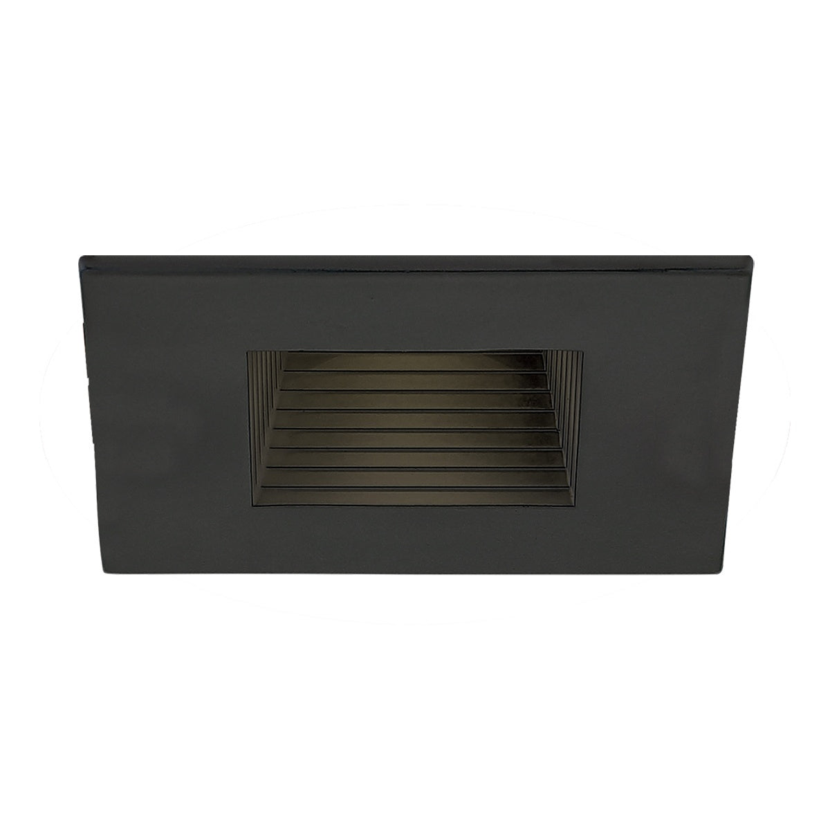 34891-40 LED REC,2.5IN,SQ BAFF,8W,40K,B in Black