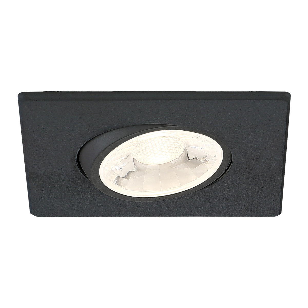 34892-40 LED REC, 3IN, SQ GMBL, 8W, 40K, BLK