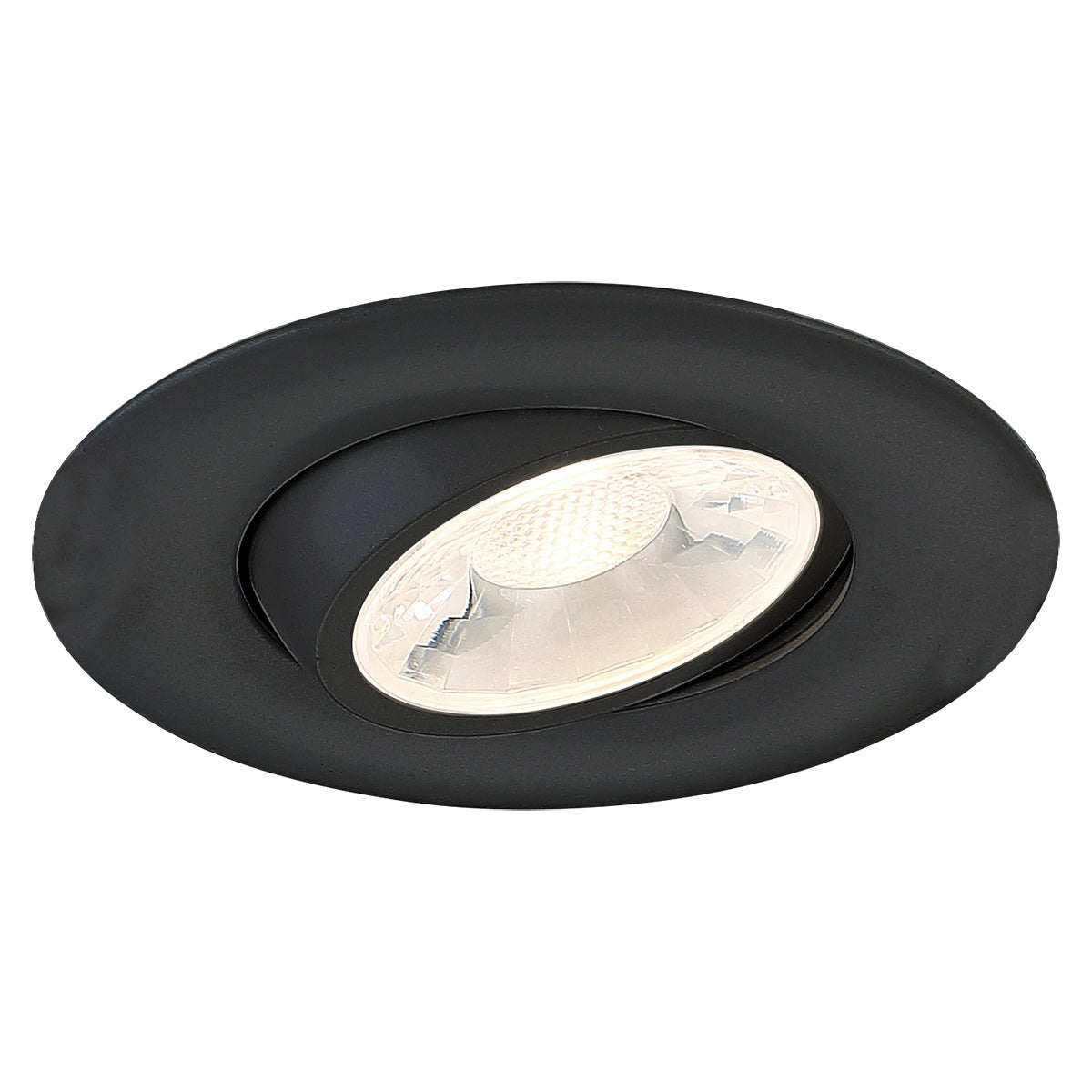 34895-40 LED REC,3IN,GIMBAL,8W,40K,BLK in Black