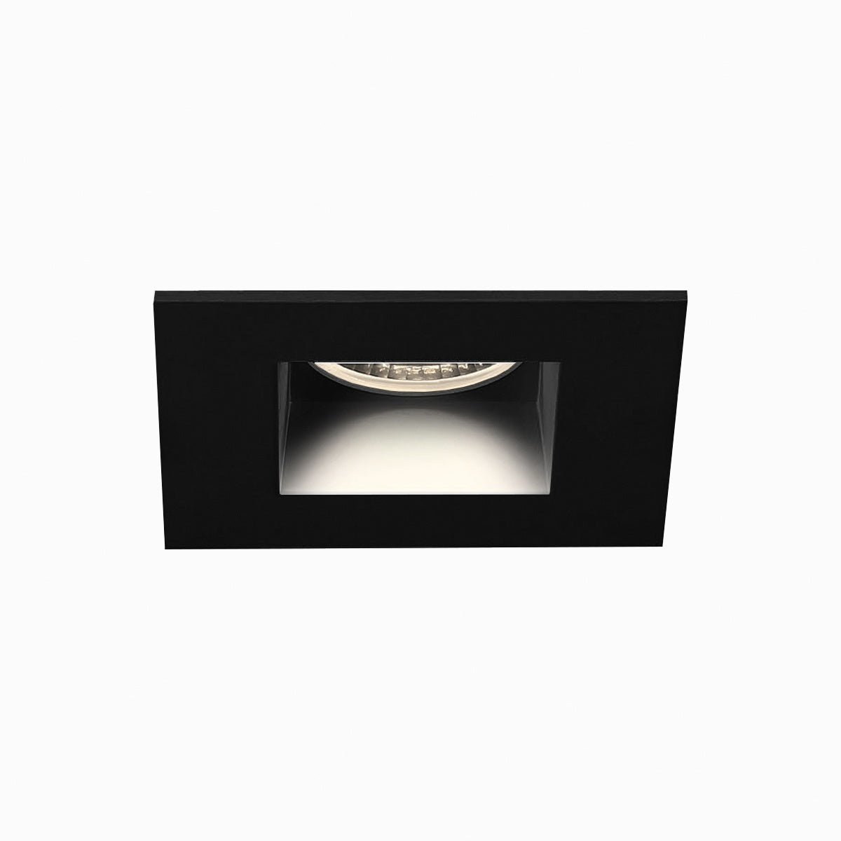 34898-30 LED REC,3.5IN,SQ RGS,12W,30K,B in Black