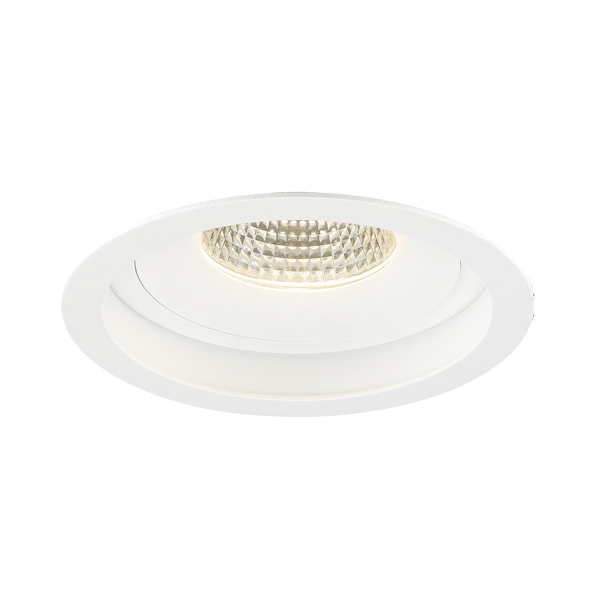 AMIGO 1LT ROUND RECESSED DOWNLIGHT 35K WHT - 35141-35-02