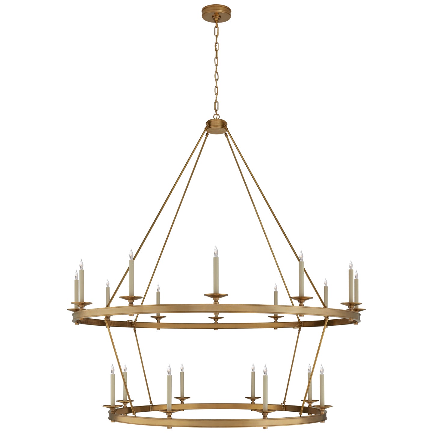 Launceton Ring Chandelier in Polished Nickel
