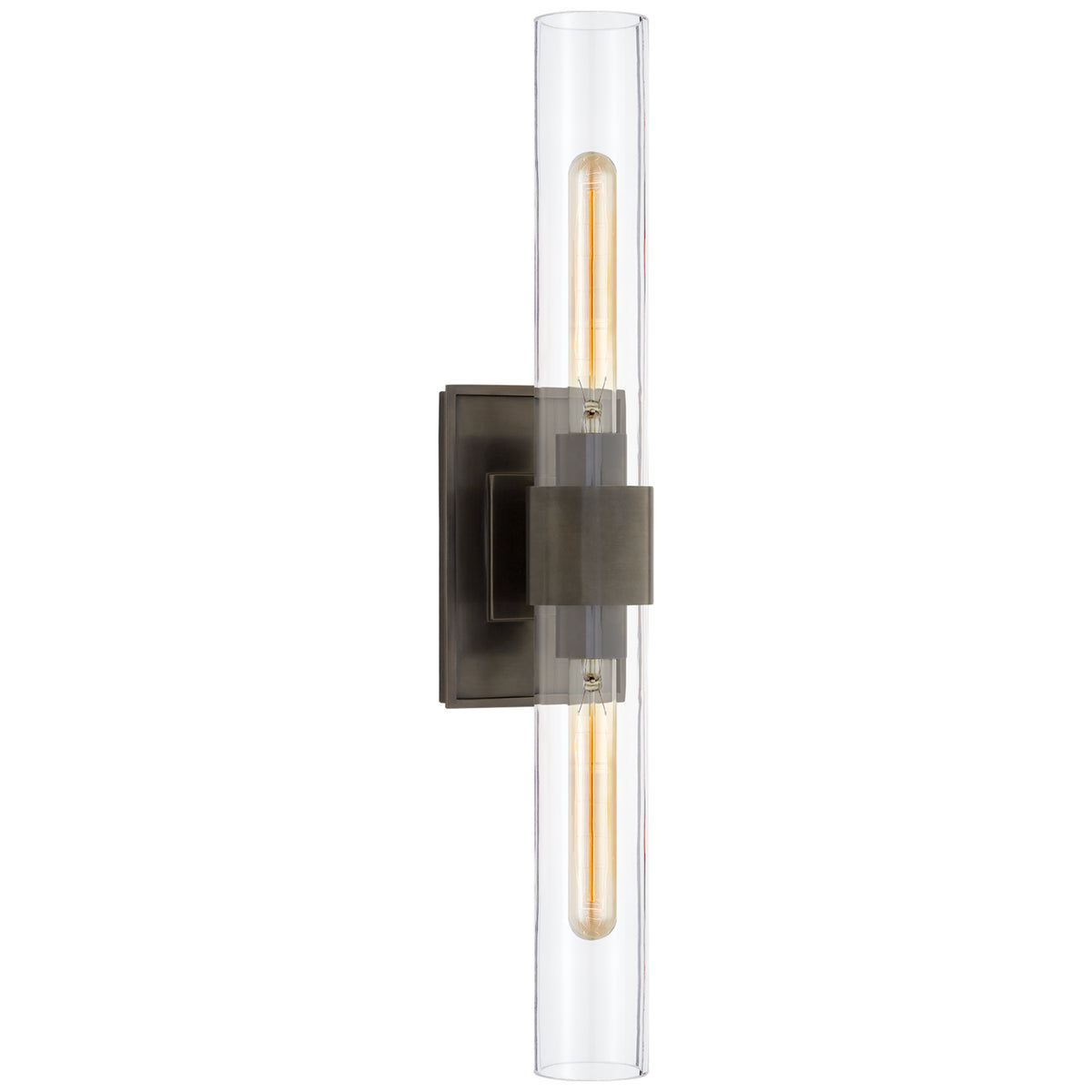 Presidio Two Light Wall Sconce in Bronze