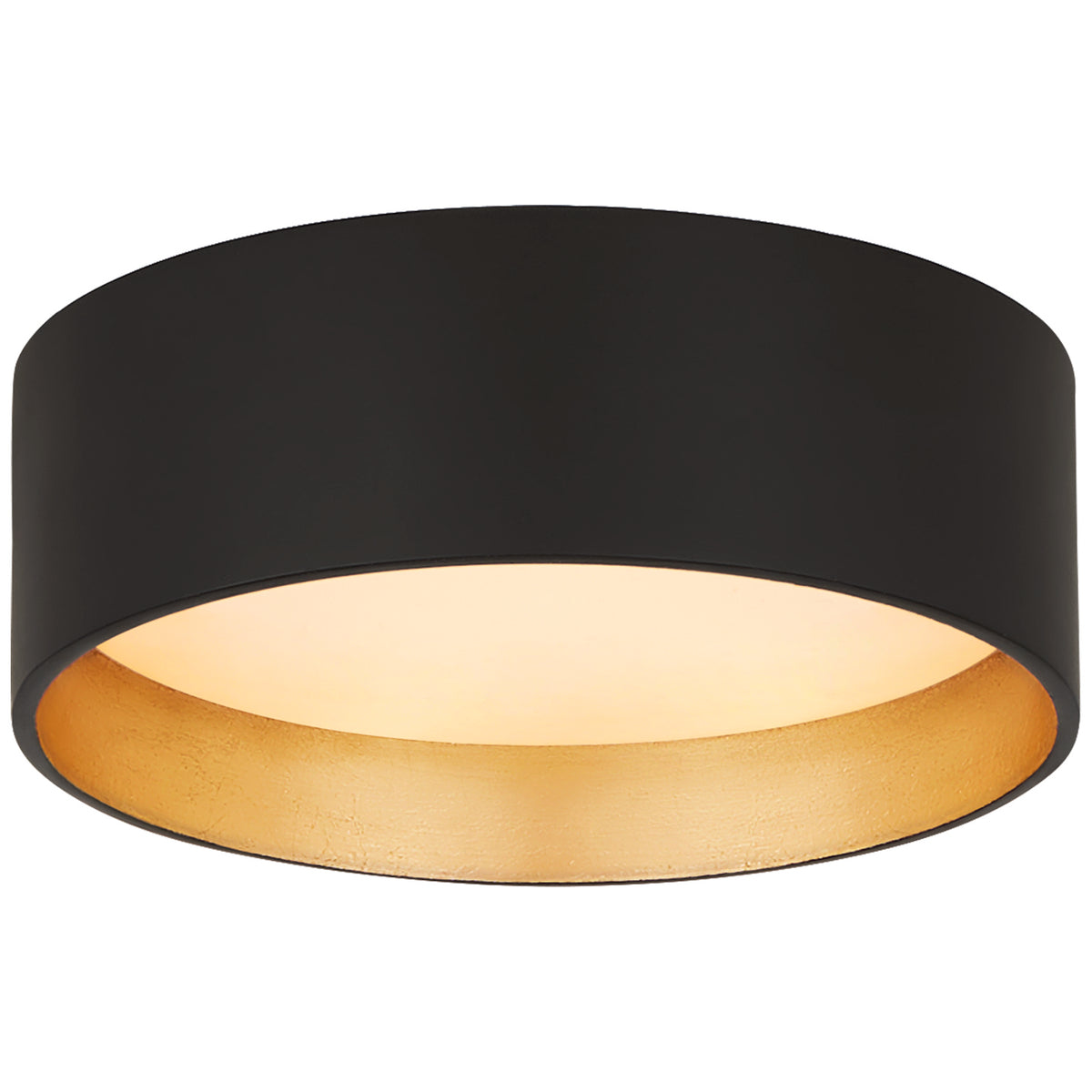 Shaw LED Flush Mount in Matte Black