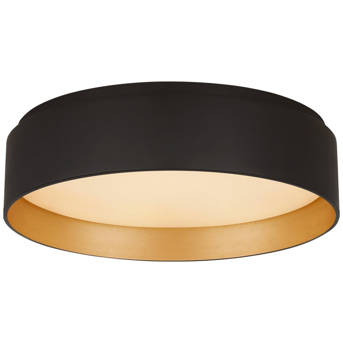 Shaw LED Flush Mount in Matte Black