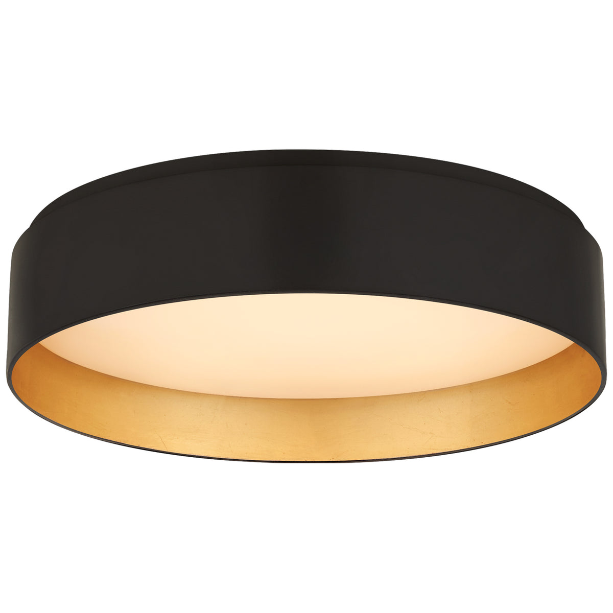 Shaw LED Flush Mount in Matte Black