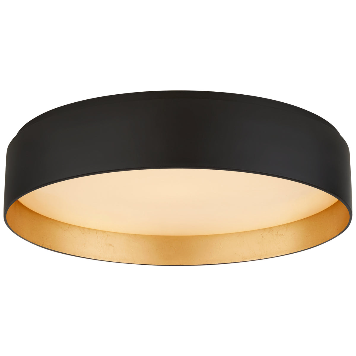 Shaw LED Flush Mount in Matte Black