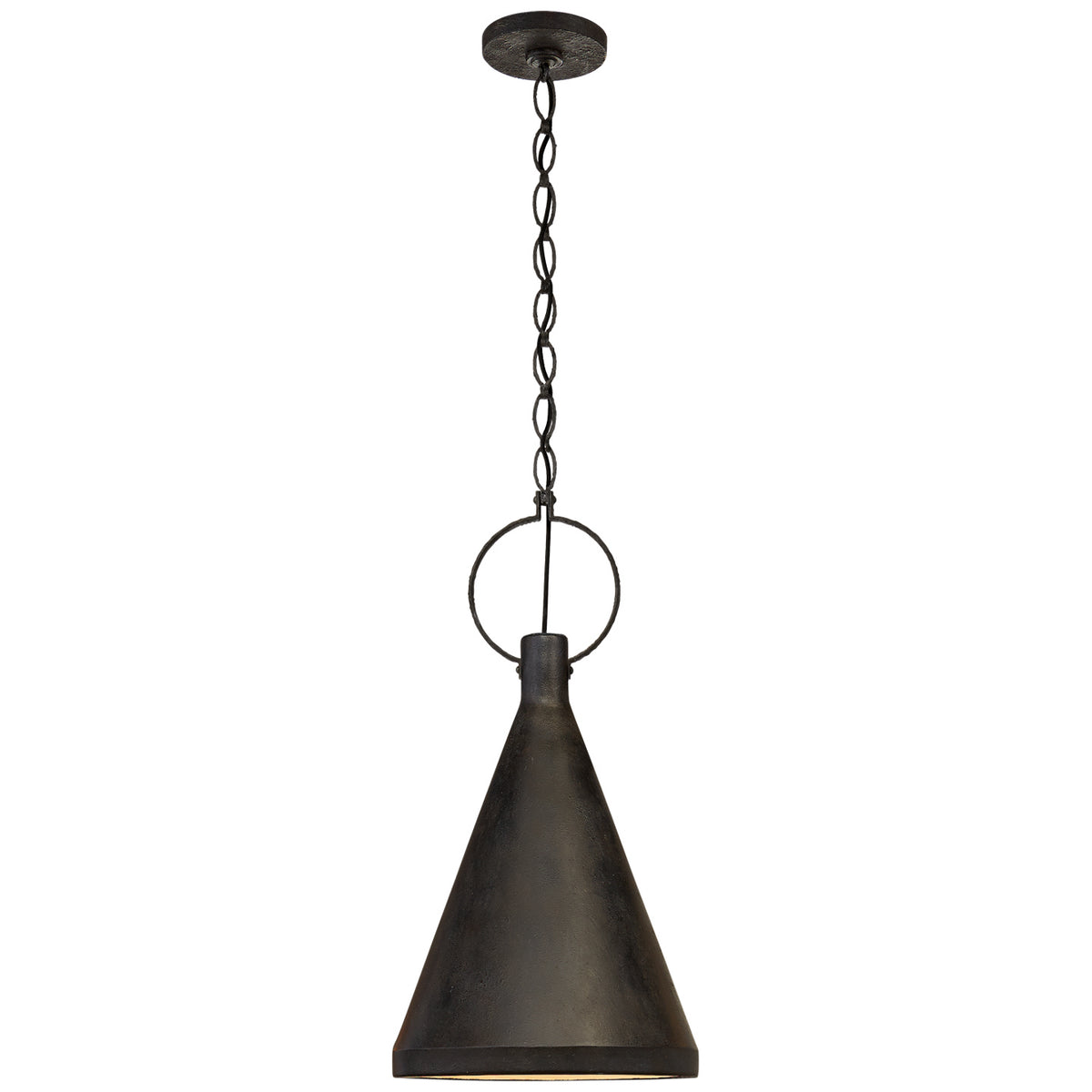 Limoges One Light Pendant in Natural Rust