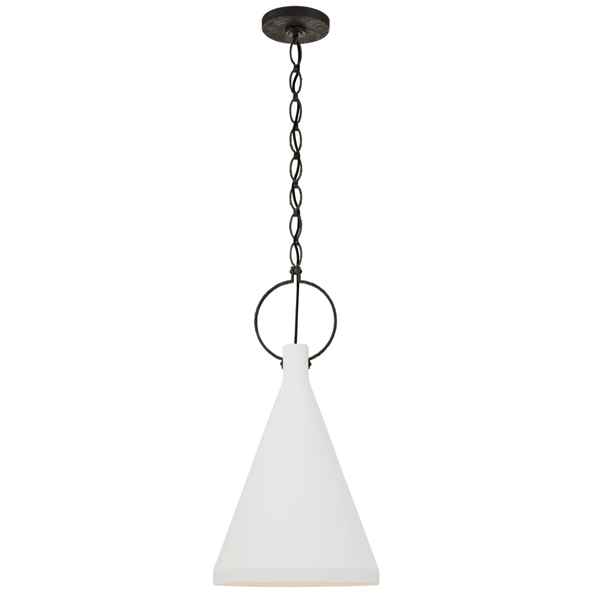 Limoges One Light Pendant in Natural Rust