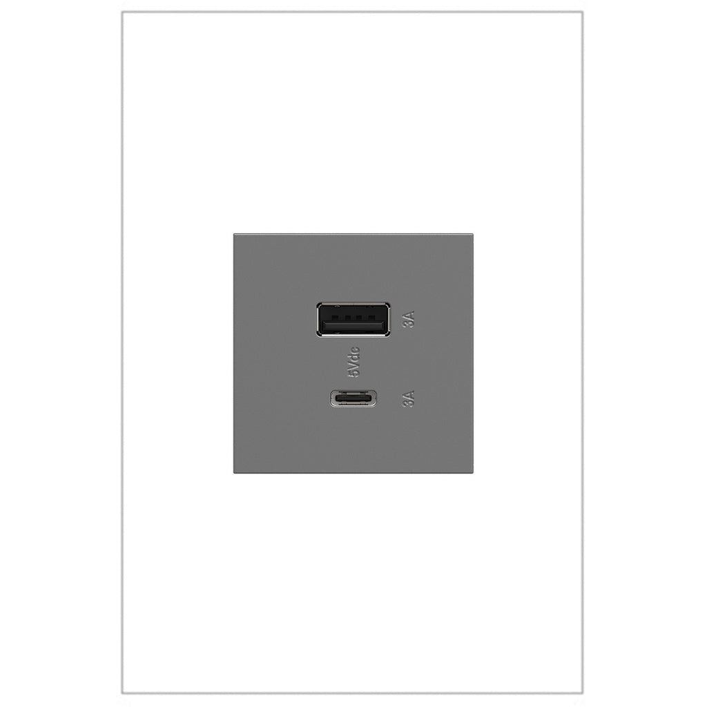 adorne Ultra-Fast USB Type-A/C Outlet Module