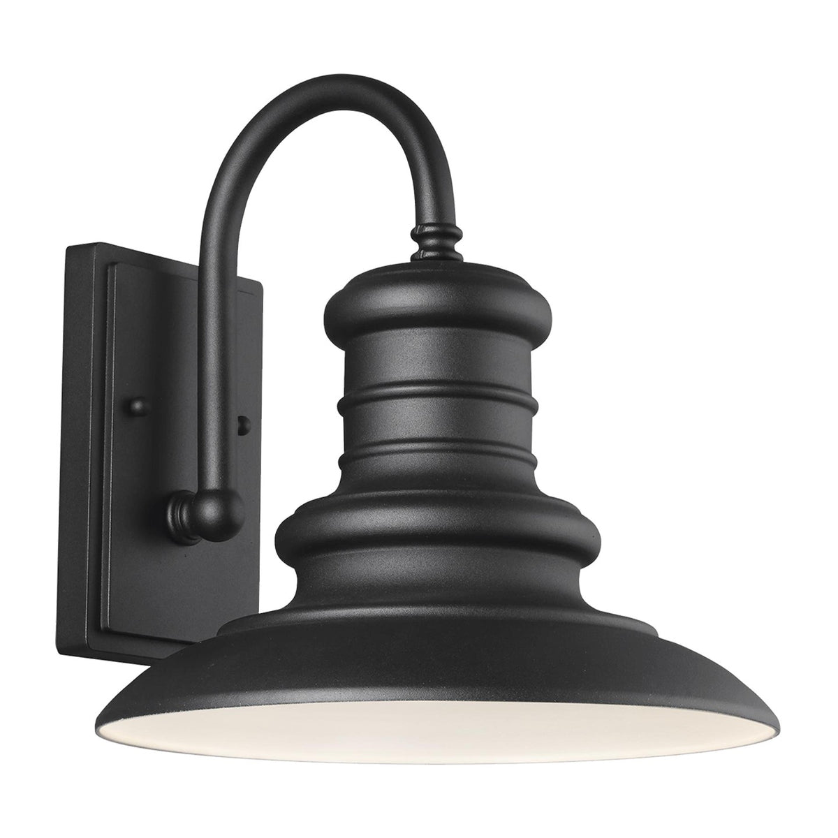 Redding Station One Light Outdoor Wall Lantern in Textured Black