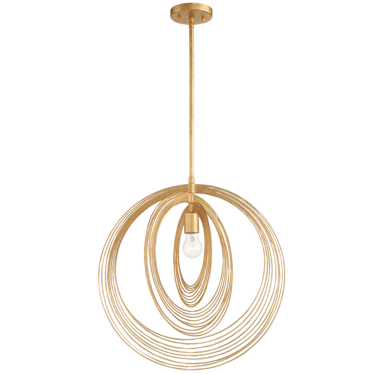 Doral One Light Pendant in Renaissance Gold