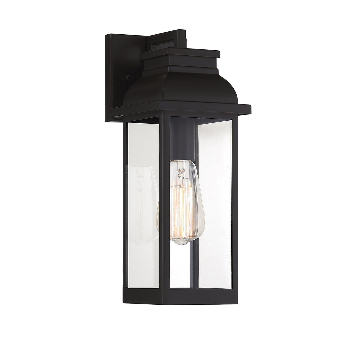 Drexel One Light Outdoor Wall Lantern in English Bronze