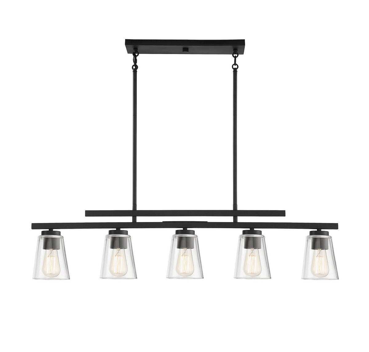 Calhoun Five Light Linear Chandelier