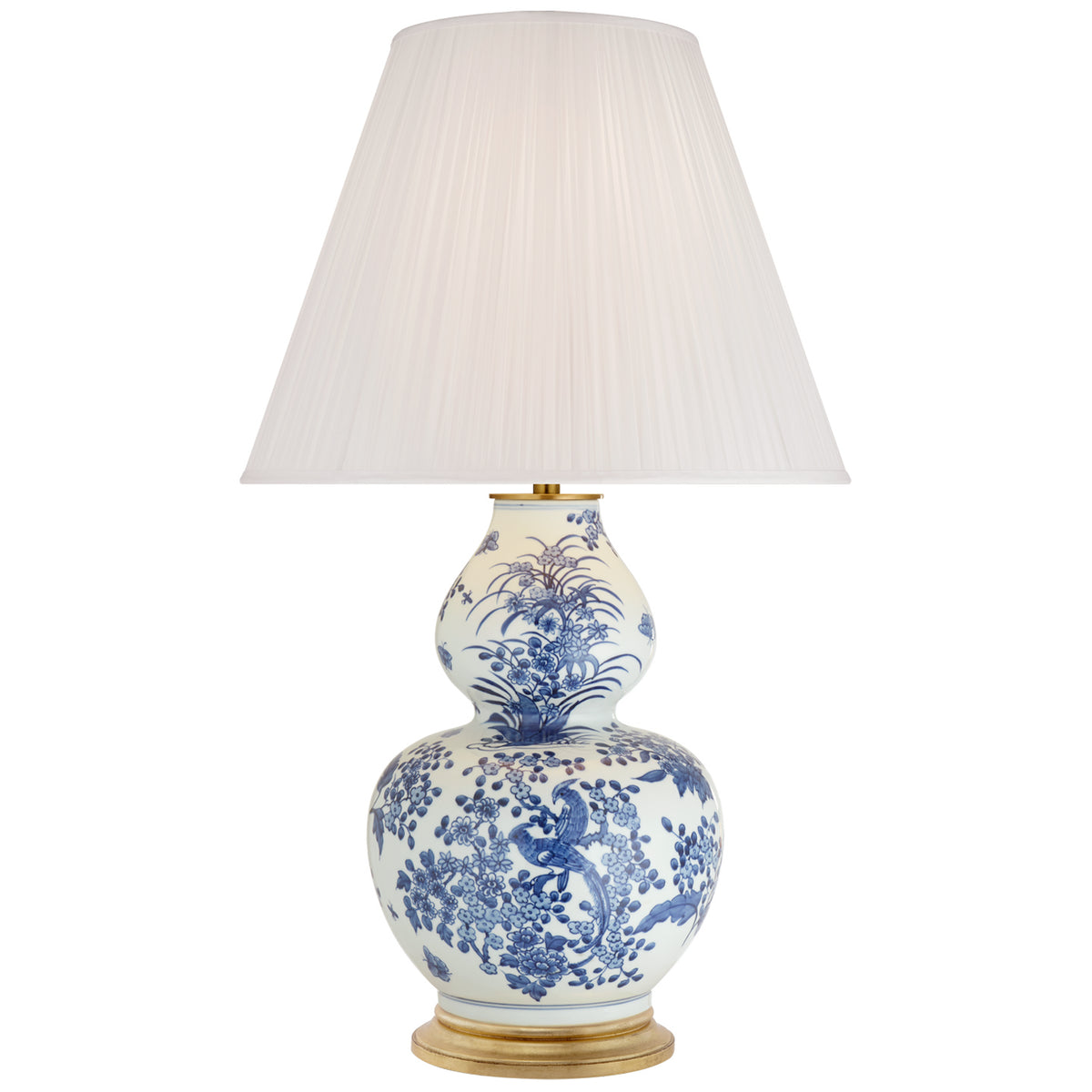 Lampe de table Sydnee One Light en porcelaine bleue et blanche