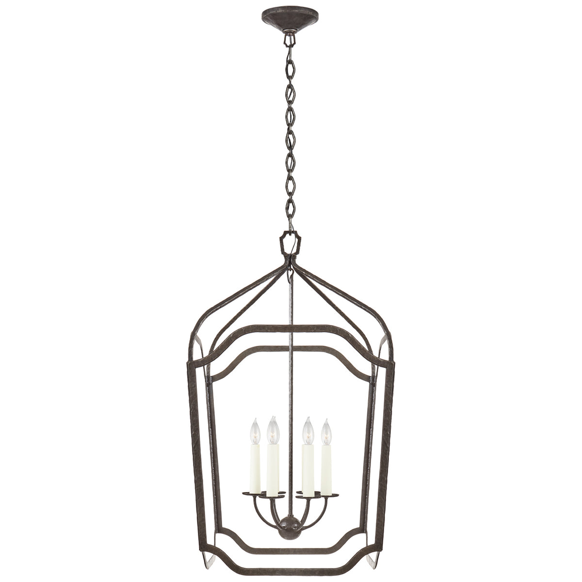 Ancaster Six Light Lantern in Aged Iron