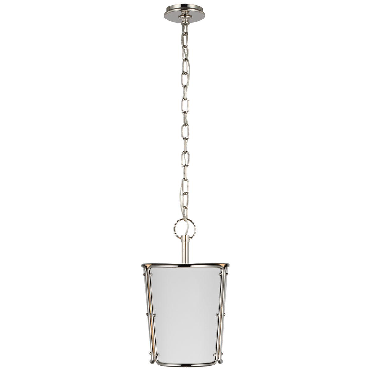 Hastings One Light Pendant in Polished Nickel