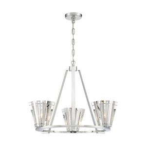 RICCA -CHD-3LT-29IN-CHR-CL in Chrome