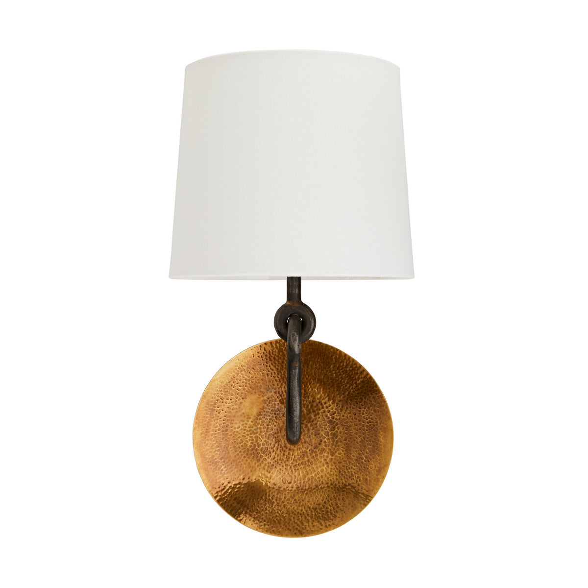 Giles One Light Wall Sconce in Antique Brass