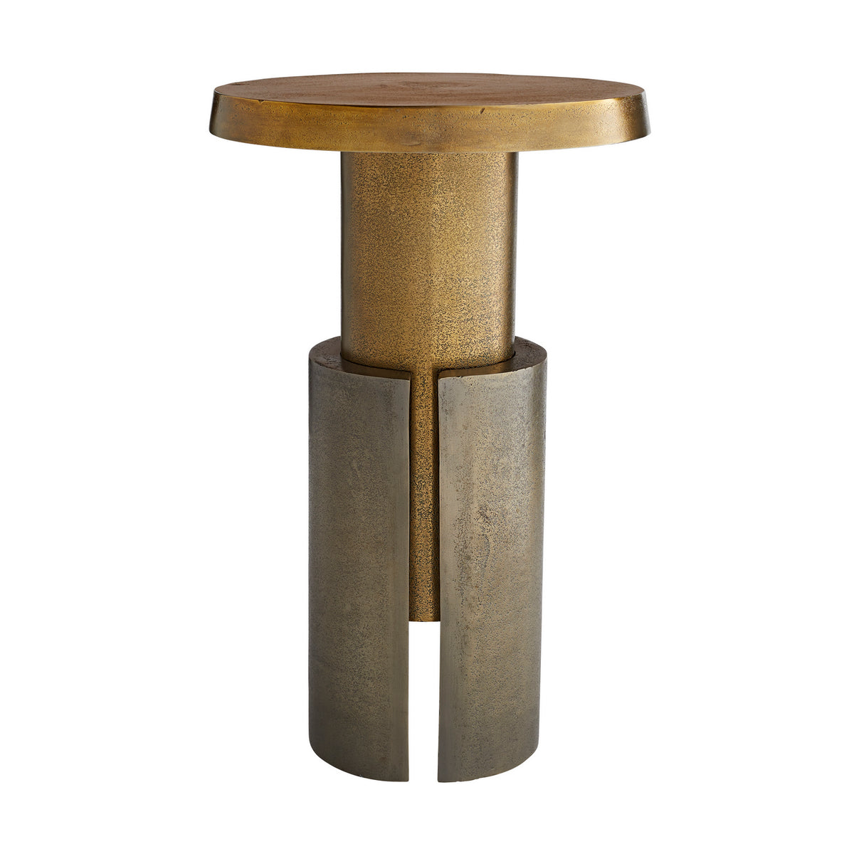 Inara Accent Table in Antique Brass