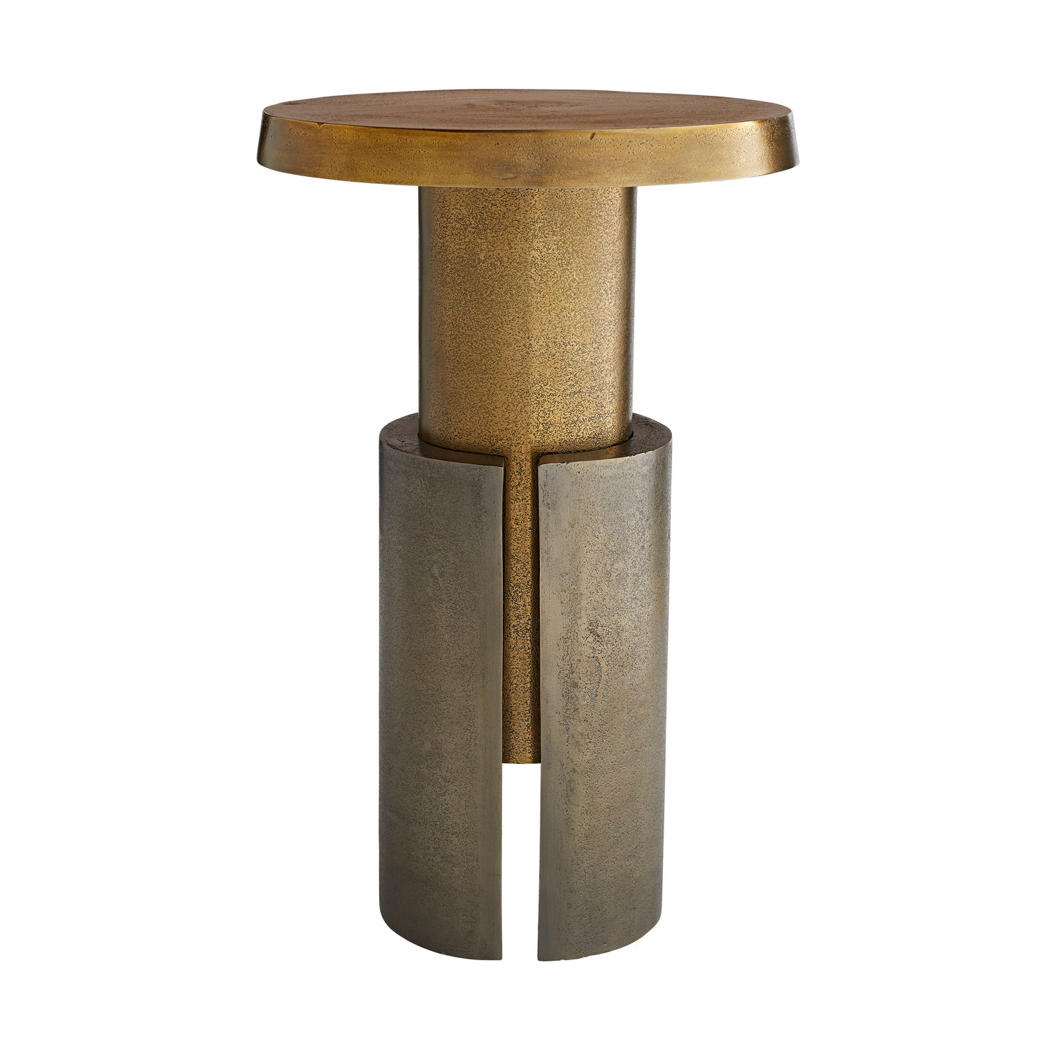 Inara Accent Table in Antique Brass