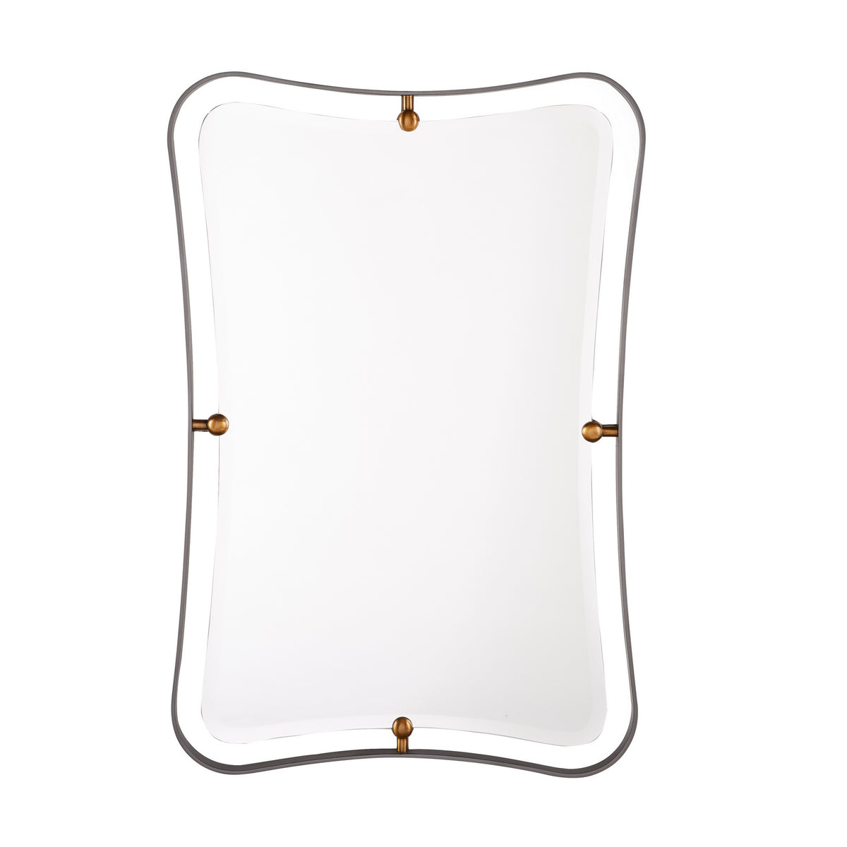 Janey Mirror in Natural Iron