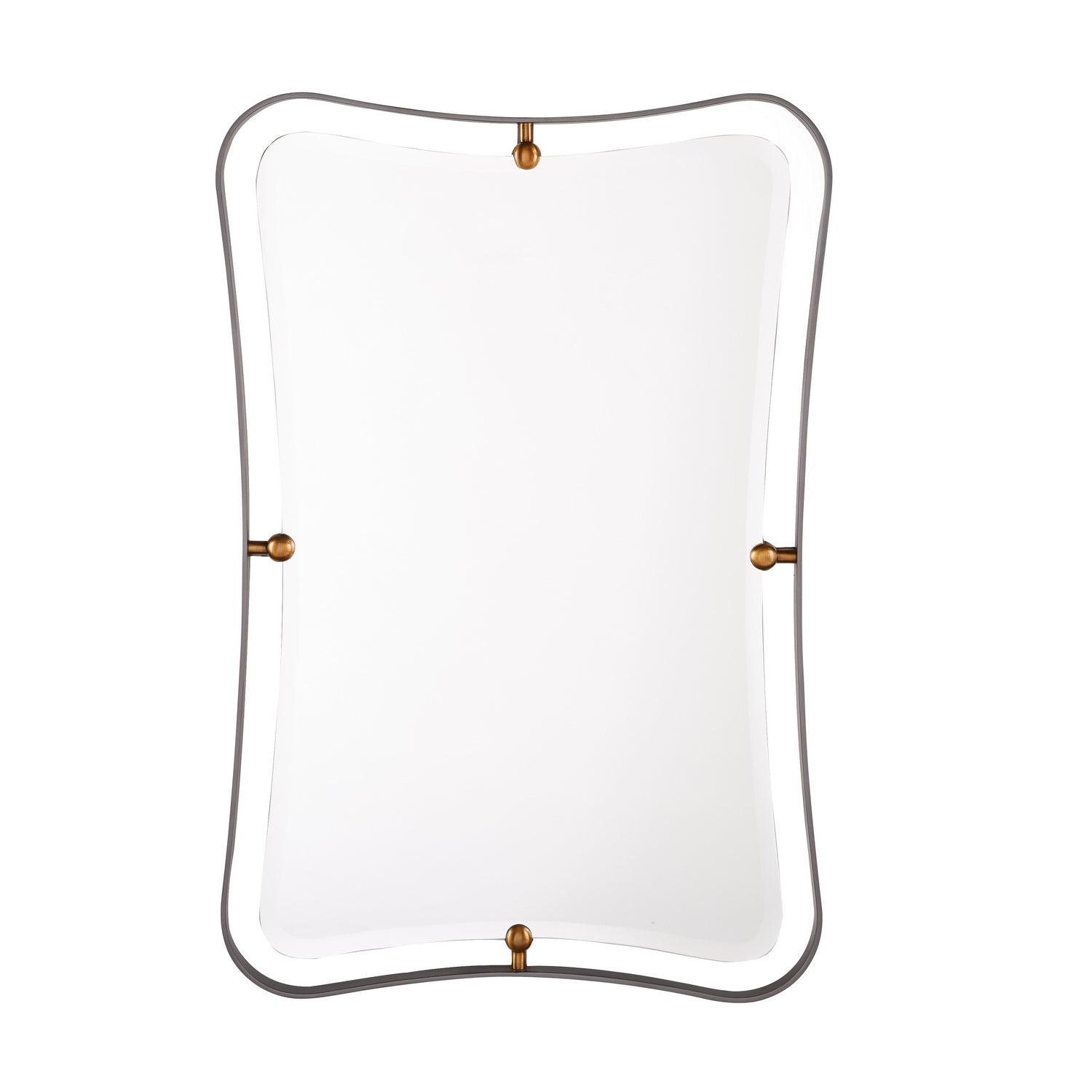 Janey Mirror in Natural Iron
