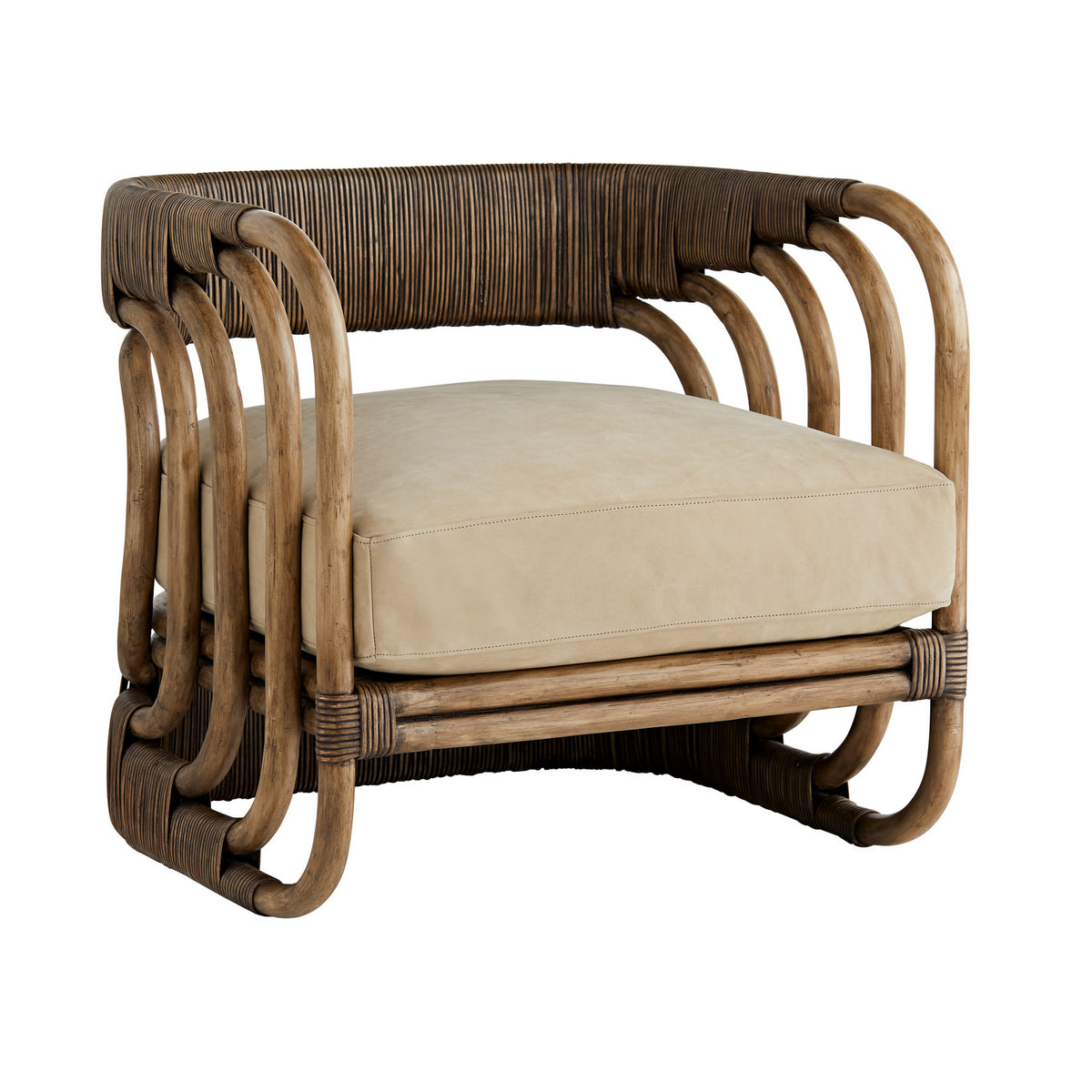 Hamza Chair in Palm Gray
