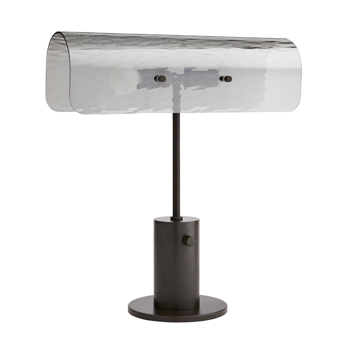 Bend Two Light Lamp in Smoke
