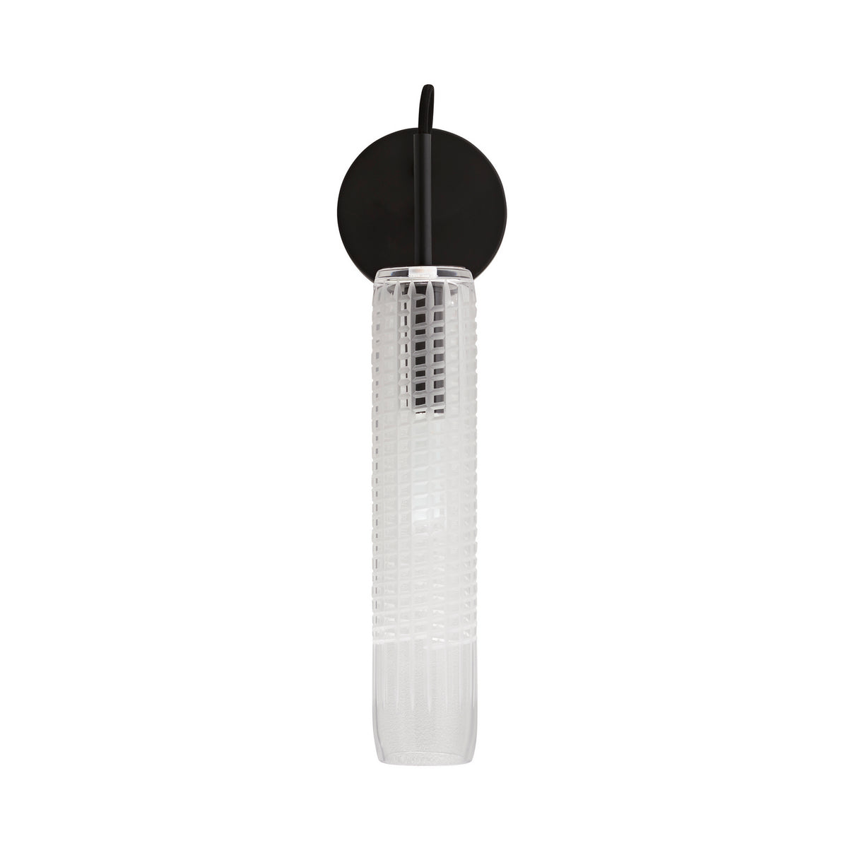 Cut One Light Wall Sconce in Clear