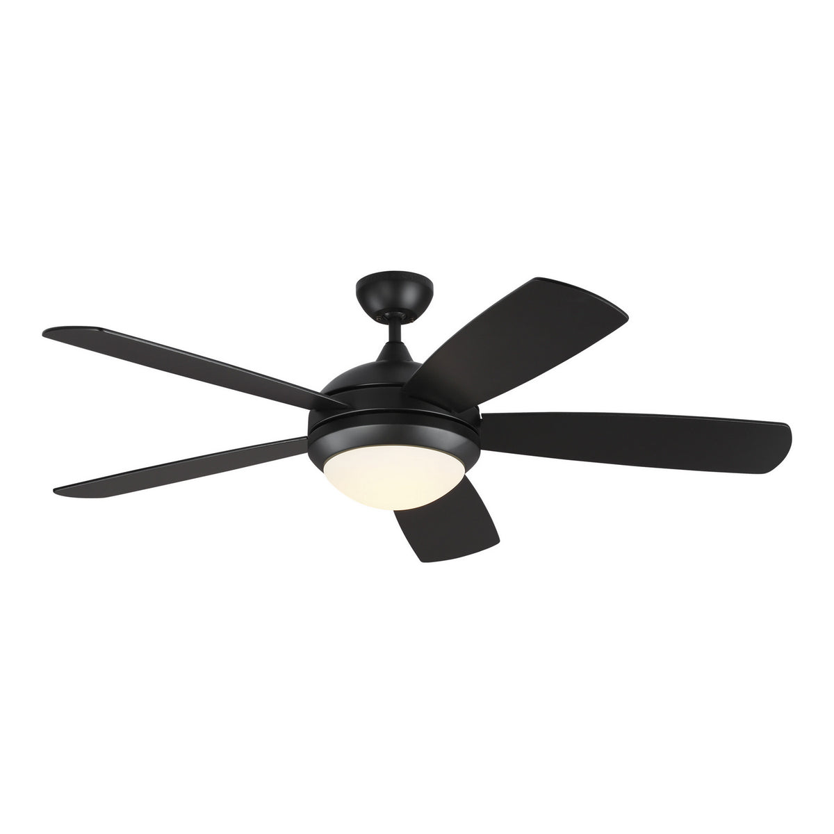 Discus 52" Ceiling Fan in Midnight Black