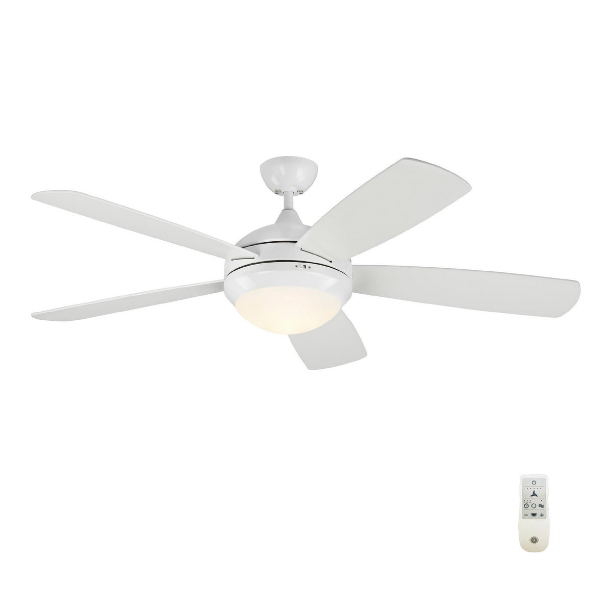 Discus 52" Ceiling Fan in Matte White