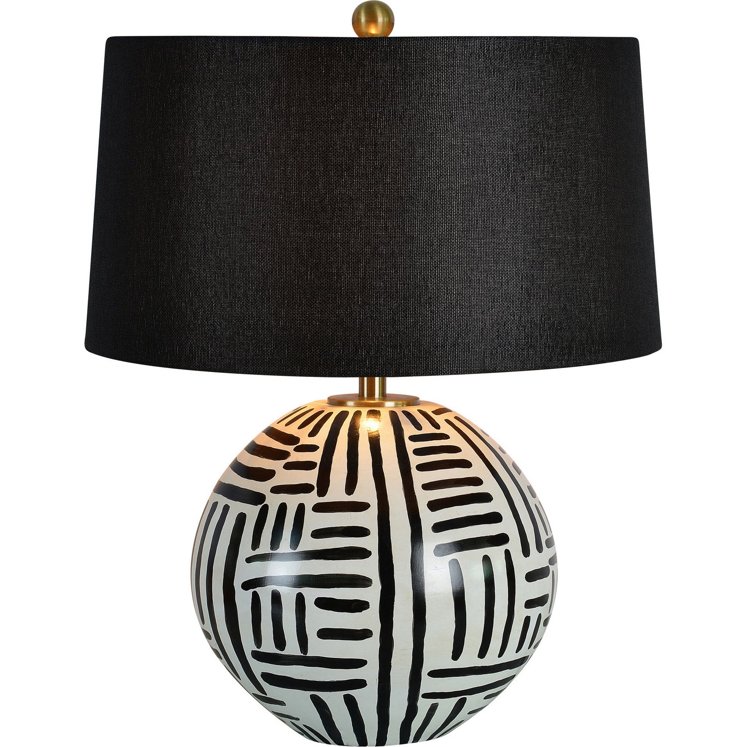 Milka Table Lamp in Antique Brass