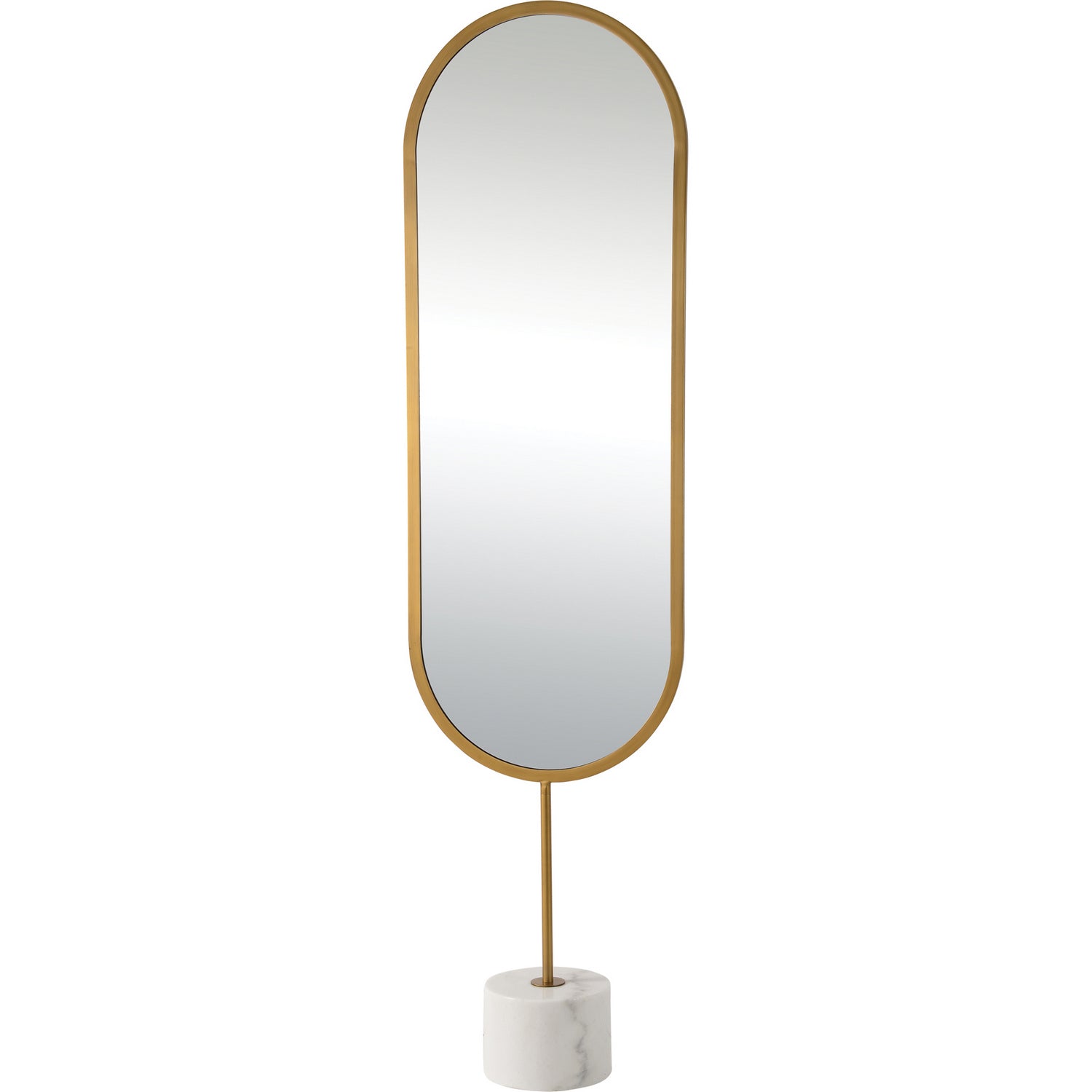Taio Mirror in Antique Brass