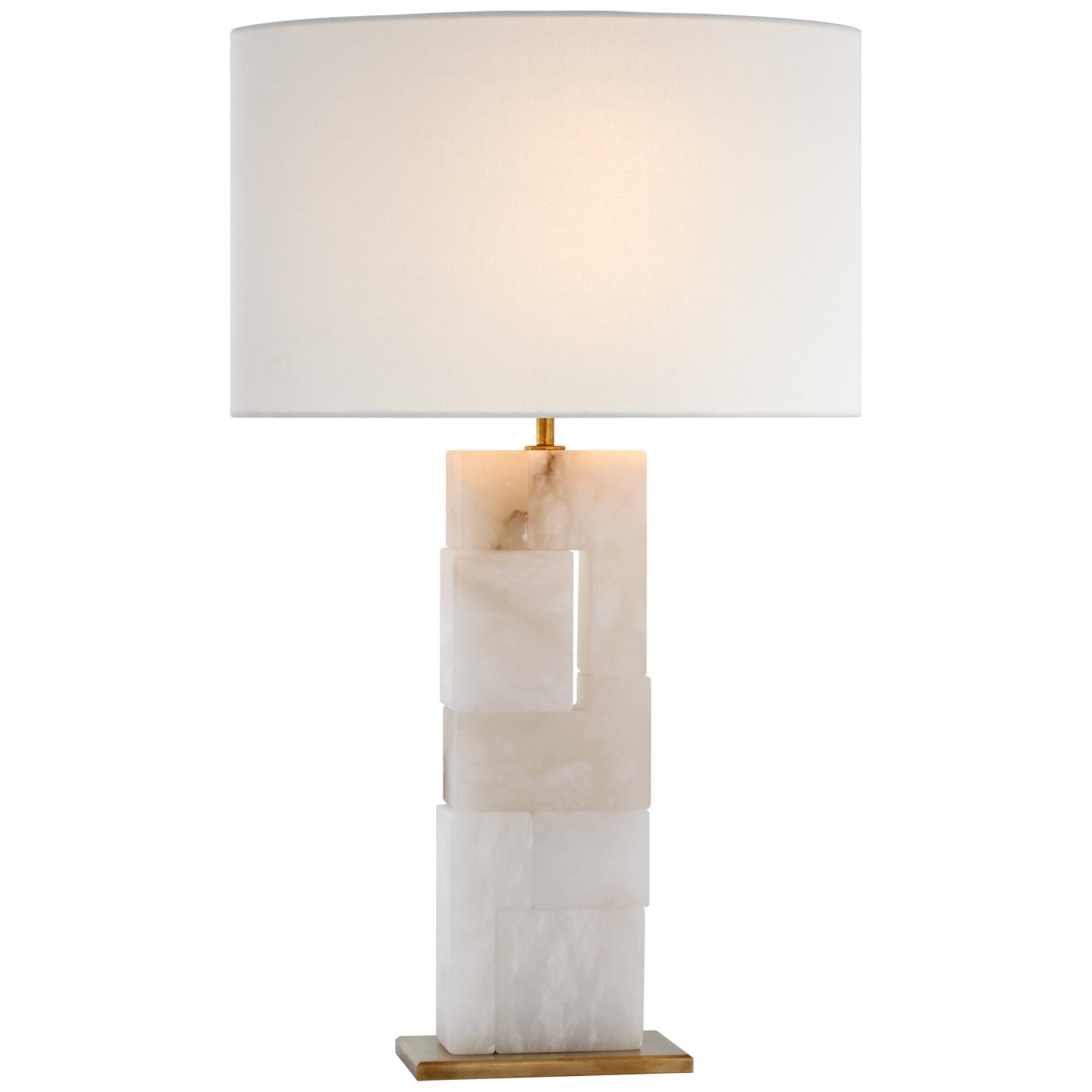 Lampe de table en pierre de taille