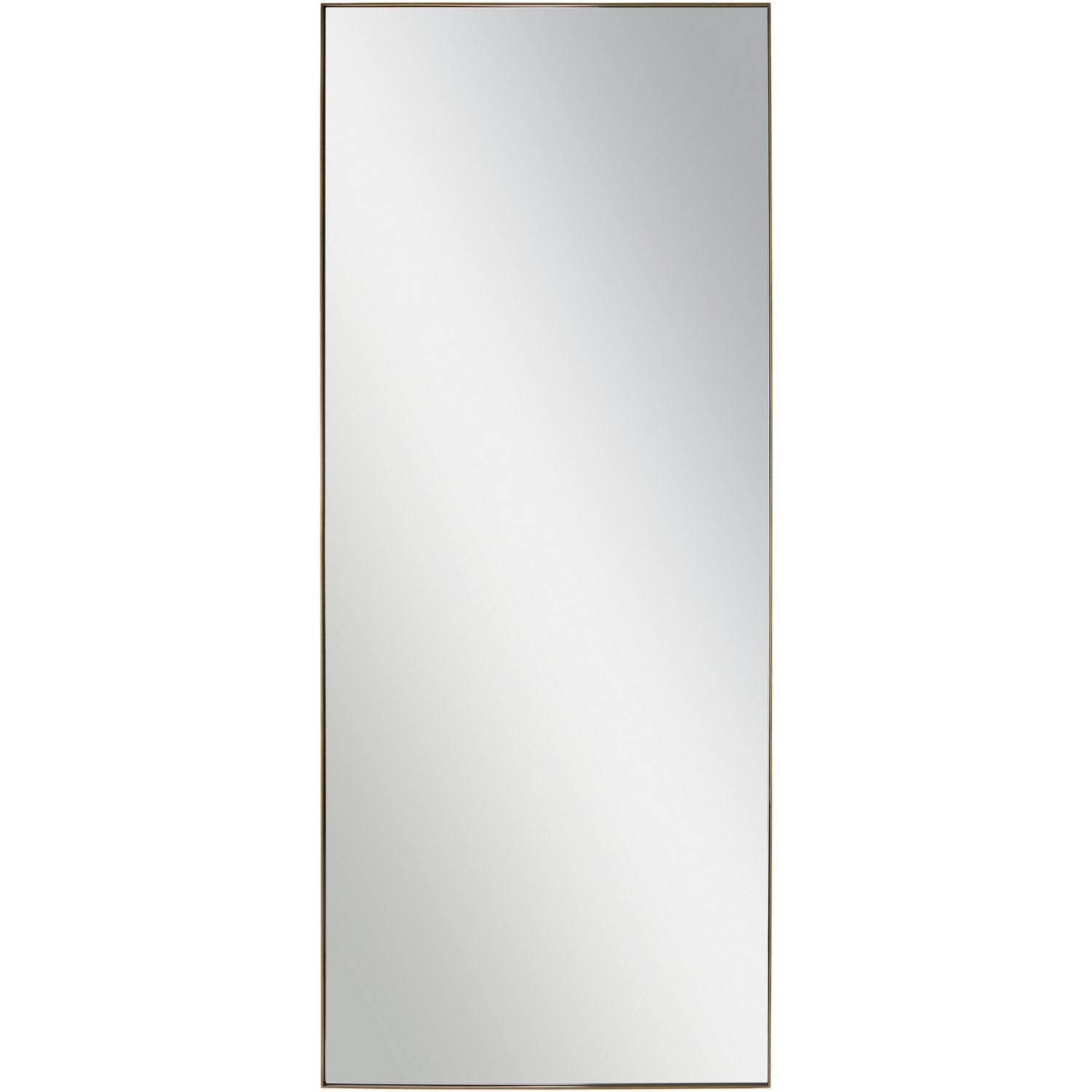Northern Mirror in Antique Brass